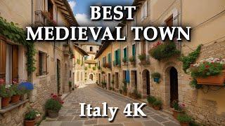 MEDIEVAL TOWN in TUSCANY - Monteriggioni - THE BEST of ITALY - Tour 4K