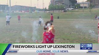 Families flock downtown to watch Lexington firework spectacular