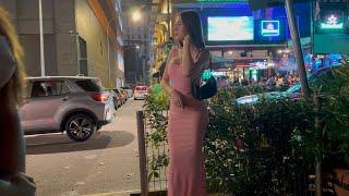 4k How is Malaysia Now? Kuala Lumpur Midnight Street Scenes So Many Pretty Ladies