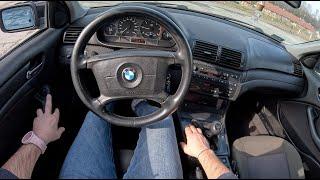 2002 BMW 3 E46  320d 150hp  POV Test Drive