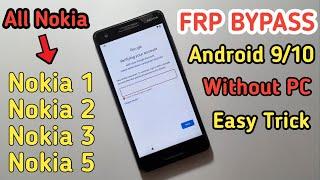 All Nokia 12355.3 frp bypass Android 910  Without PC Easy Method 2024  Google Account Bypass