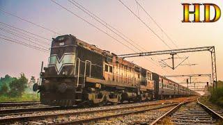 IRFCA - High Speed Diesel Acton During Golden Hour - Satyagrah Express Crosses Simbholi Station