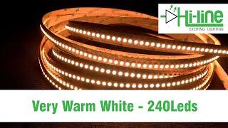 Very Warm White LED Strip - 240LEDsm