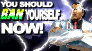 YOU SHOULD BAN YOURSELF NOW  Smash Bros Ultimate Montage  Kazuya Montage