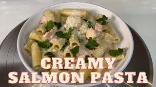 Quick and Easy Creamy Salmon Pasta with Peas & Capers  Ready in 20 Mins 