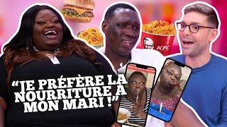Hawabelle & Mohamed  INTIMITÉ & OBÉSITÉ morbide Mariage KFC Elle préfère la NOURRITURE à son MARI