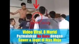 Video Viral 8 Murid Permalukan Bu Guru dengan Sawer & Joget di Atas Meja