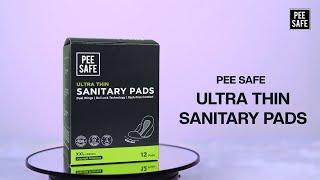 Pee Safe XXL Ultra Thin Sanitary Pads  Leak proof Sanitary Napkins  Extra Long Ultra Thin Pads