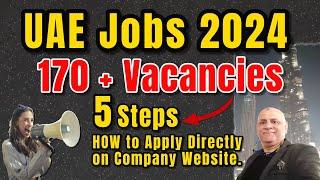 2024 Hiring in UAE  Hottest 170+ Jobs  Dubai Jobs 2024 Online Apply