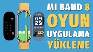 Xiaomi Mi Band 8e Oyun ve Uygulama Yükleme