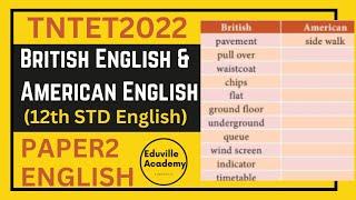 American English & British English  TNTET ENGLISH PAPER 2  #tntetenglish #tntetexam