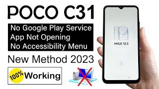 Poco C31 Google account bypass without pc  2023  MIUI 12.5 Latest Easy Trick