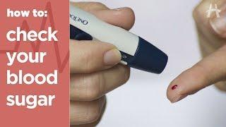 How to check your blood sugar