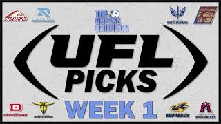 UFL Picks Week 1  2024