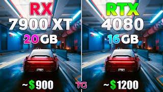 RX 7900 XT vs RTX 4080 - Test in 8 Games