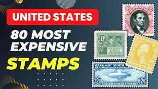 Most Expensive Stamps USA Worth Collecting  80 Top Ultra Rare US Stamps