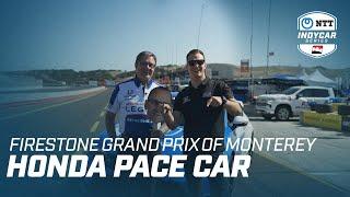 HONDA PACE CAR  ALEX PALOU AND RICKY DAVIS