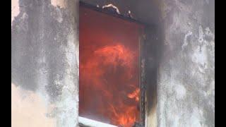 Wieder Feuer in Gocher Belgierhäusern - Komplettes Video folgt