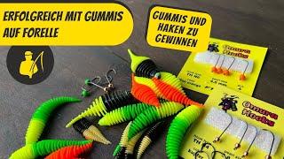 Erfolgreich mit Gummi auf Forelle