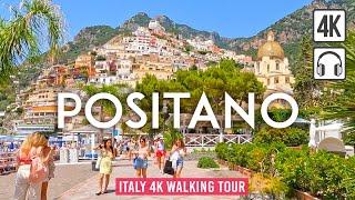 Positano 4K Walking Tour Italy - With Captions & Immersive Sound 4K Ultra HD60fps