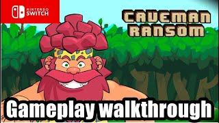 Caveman Ransom Nintendo Switch gameplay walkthrough Full HD 1080p