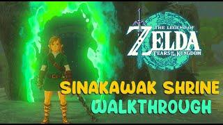 Tears Of The Kingdom Sinakawak Shrine Walkthrough