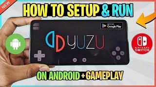 How To Setup Yuzu Emulator For Android  New Nintendo Switch Emulator + Gameplay