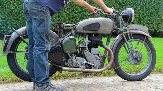 Small Heath - 1939 BSA M20 Startup