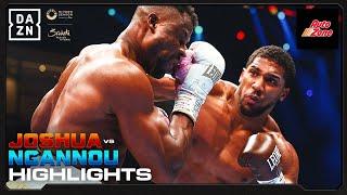 KNOCKOUT CHAOS  Anthony Joshua vs. Francis Ngannou Fight Highlights