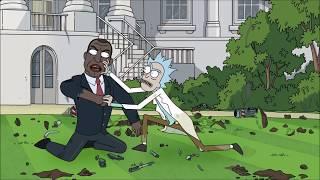 Rick Vs The US  President Rick And Morty Season 3 Episode 10