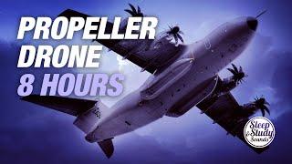 Propeller Plane Sound For Relaxation or PEACEFUL Sleep  8 Hours