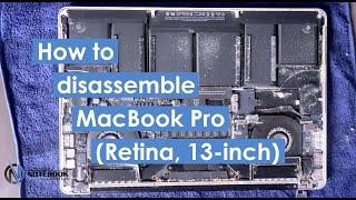 MacBook Pro Retina 13-inch Mid 2014 - Disassembly and cleaning