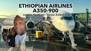 Trip report  Christmas Day travel  Ethiopian Airlines  Airbus 350-900 London HeathrowHarare