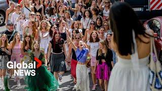 Taylor Swift terror plot Defiant Swifties sing in the streets of Vienna after concert is cancelled