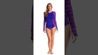 TYR Aria Long Sleeve Rashguard  SwimOutlet.com