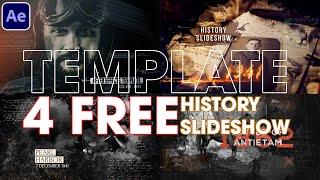 4 After Effect Template History Slideshow  FREE TEMPLATE