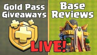 Grinding Event - Hosting Gold Pass Giveaways and Doing Base Reviews