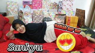 Unboxing kado pernikahan buka buka an with istri mirip JEPANG