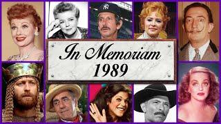 In Memoriam 1989 Famous Faces We Lost in 1989