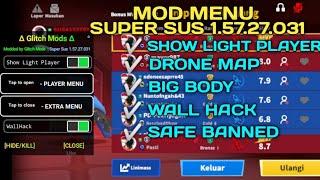 Update‼️ Super Sus Apk Mod Menu V 1.57.27.031  Super Sus Mod Show Light Playerunlimited gold star