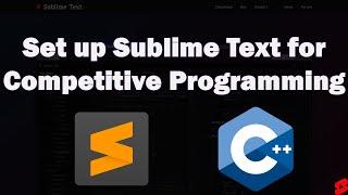Set Up Sublime Editor 4 for Competitive Programming #shorts