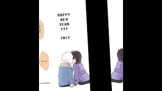 HAPPY NEW YEAR   Sans x Frisk  Undertale 