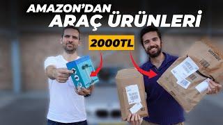 AMAZONDAN 2000TL DEĞERİNDE ARABA AKSESUARLARI ALDIK  Keşif mi çöp mü?