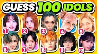 NAME 100 KPOP IDOLS 2024 Edition ️ GUESS THE IDOL Most popular idols - KPOP QUIZ 2024