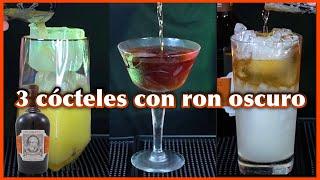  3 Cocteles con Ron DIPLOMATICO Mantuano ️