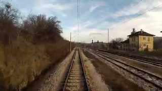 Train cab ride Bulgaria Koprivshtica - Karlovo Sub Balkan railway