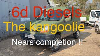 The kangoo is back We finally got to the finishing stages of project 4x4 kangoolie