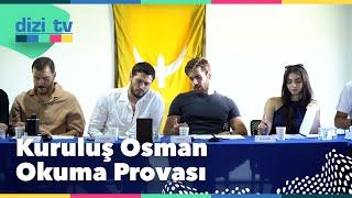 Kuruluş Osmanın yeni sezon okuma provasından çok özel görüntüler  @KurulusOsman