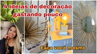 4 ideias de decoração BOHO chic gastando pouco - Faça você mesmo com Erica Angels