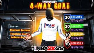 *NEW* MOST BROKEN 4-WAY GOAT BUILD in NBA 2K23 BEST GAME-BREAKING GUARD BUILD NBA 2K23 2k23 build